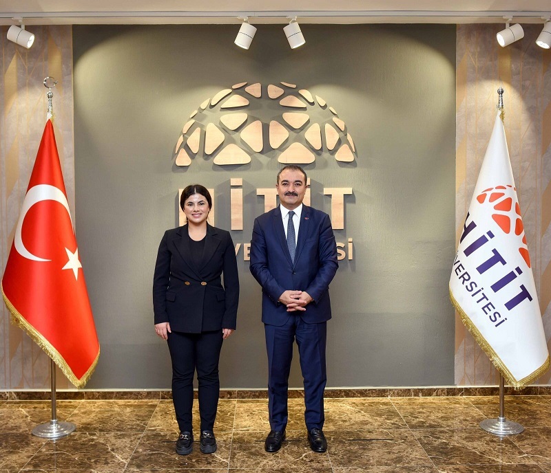 Kaymakamımız Hitit Üniversitesi Rektörünü Ziyaret Etti