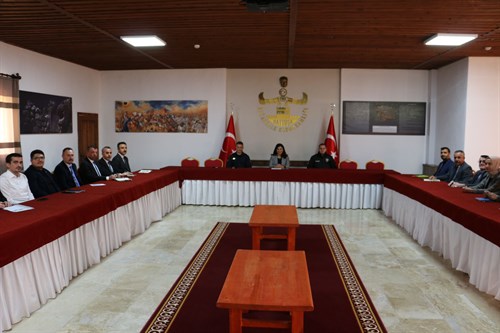 İlçe İdare Şube Başkanları Toplantısı yapıldı.