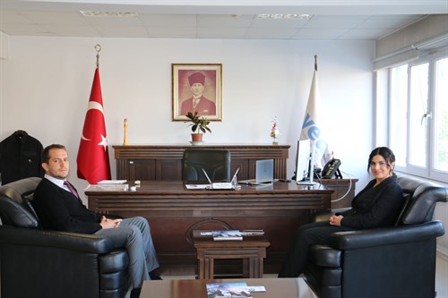 Yedaş Bölge Müdürü Sayın Onur YAZICI’yı ziyaret